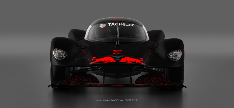 Illustration for article titled The Aston Martin Valkyrie Looks Especially Good In Classic Racing Liveries